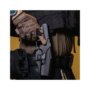 КОБУРА пластиковая CQC Tactical под GLOCK Черная (отлично подходит для ПЛК)